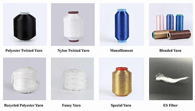 polyester yarn for weaving